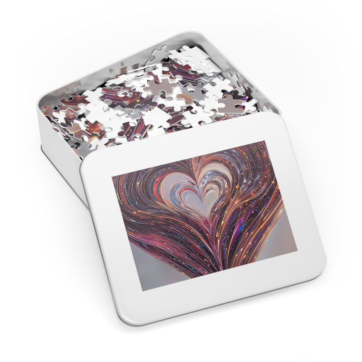 Luminous Swirling Heart - Jigsaw Puzzle (100, 252, 500, 1000 pieces) - Puzzle - g(0D·IO) - 29.25" × 19.75" (1000 pcs) - -