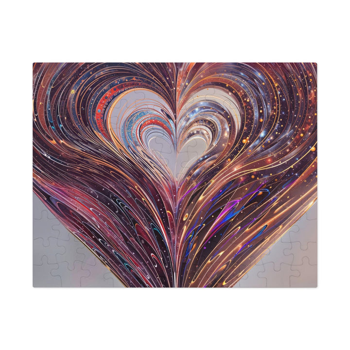 Luminous Swirling Heart - Jigsaw Puzzle (100, 252, 500, 1000 pieces) - Puzzle - g(0D·IO) - 9.6" × 8" (110 pcs) - -