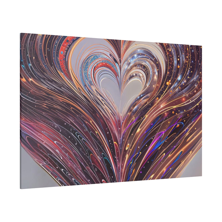 Luminous Swirling Heart - Matte Canvas - Canvas - g(0D·IO) - 32" x 32" (Square) - 0.75'' -