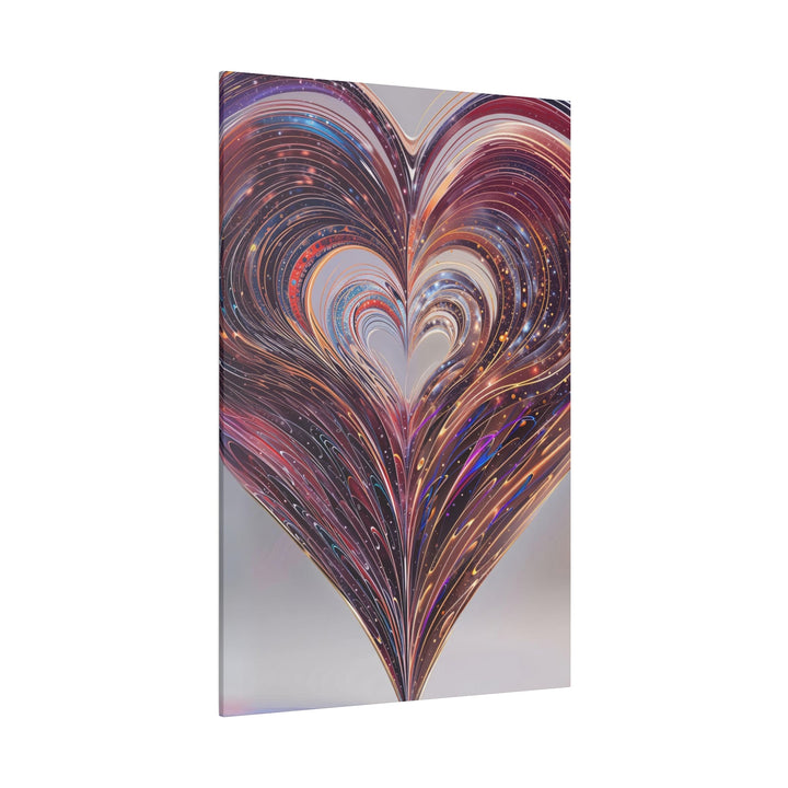 Luminous Swirling Heart - Matte Canvas - Canvas - g(0D·IO) - 32" x 32" (Square) - 0.75'' -