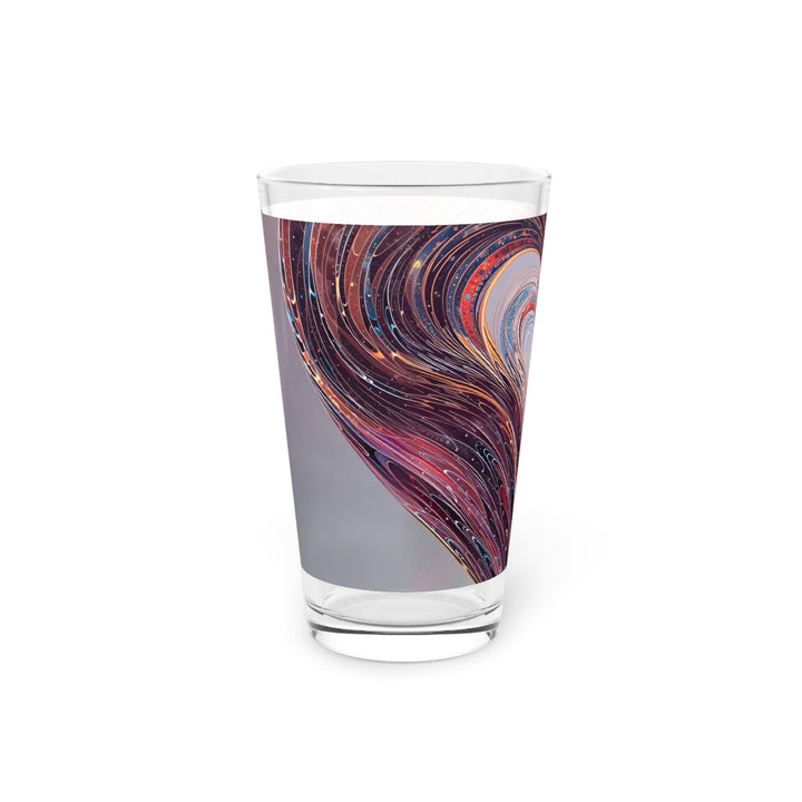 Luminous Swirling Heart - Pint Glass - Mug - g(0D·IO) - 16oz - -