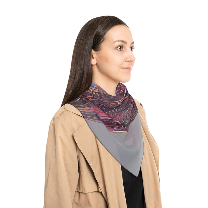 Luminous Swirling Heart - Poly Scarf - Accessories - g(0D·IO) - Poly chiffon - 50" × 50" -