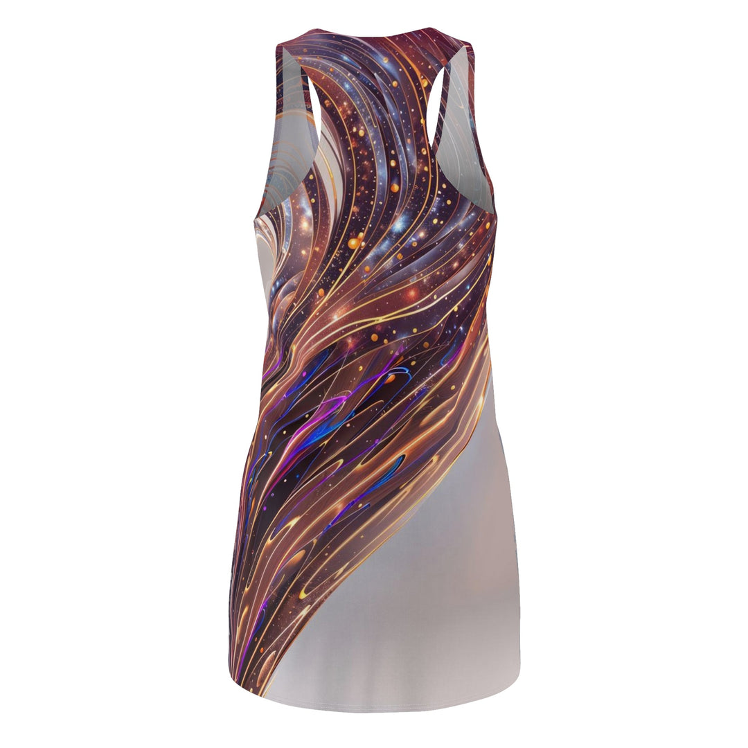 Luminous Swirling Heart - Racerback Dress - All Over Prints - g(0D·IO) - XS - -