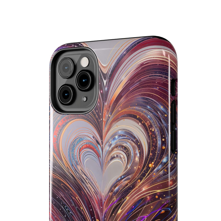 Luminous Swirling Heart - Tough Phone Case - Phone Case - g(0D·IO) - iPhone 13 Mini - -