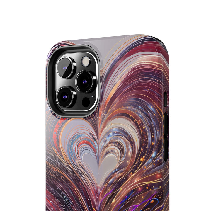 Luminous Swirling Heart - Tough Phone Case - Phone Case - g(0D·IO) - iPhone 13 Mini - -