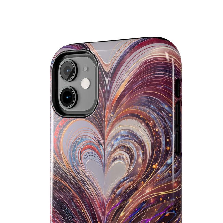 Luminous Swirling Heart - Tough Phone Case - Phone Case - g(0D·IO) - iPhone 13 Mini - -