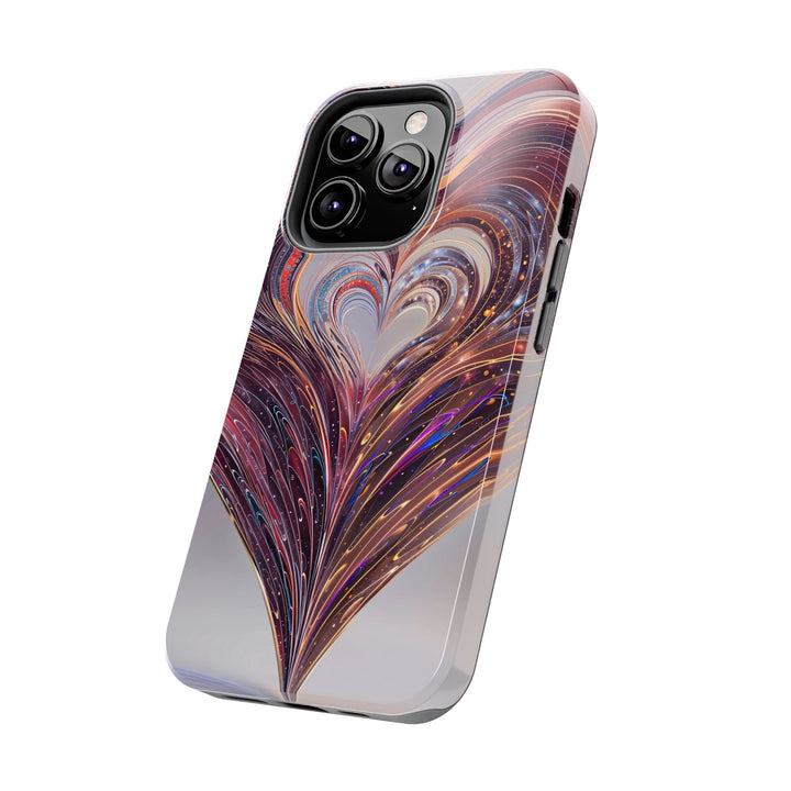 Luminous Swirling Heart - Tough Phone Case - Phone Case - g(0D·IO) - iPhone 13 Mini - -