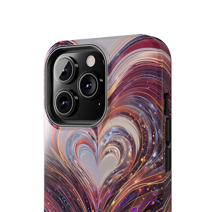 Luminous Swirling Heart - Tough Phone Case - Phone Case - g(0D·IO) - iPhone 13 Mini - -