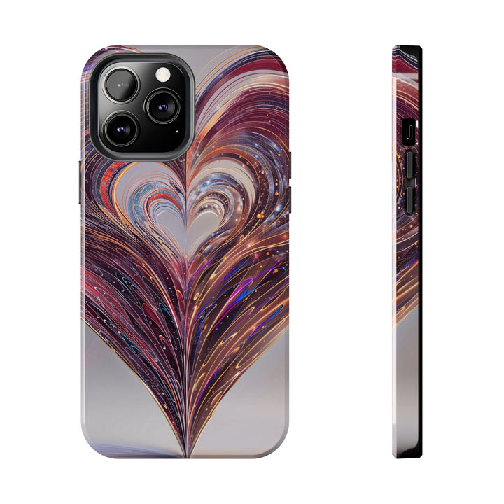 Luminous Swirling Heart - Tough Phone Case - Phone Case - g(0D·IO) - iPhone 13 Pro Max - -