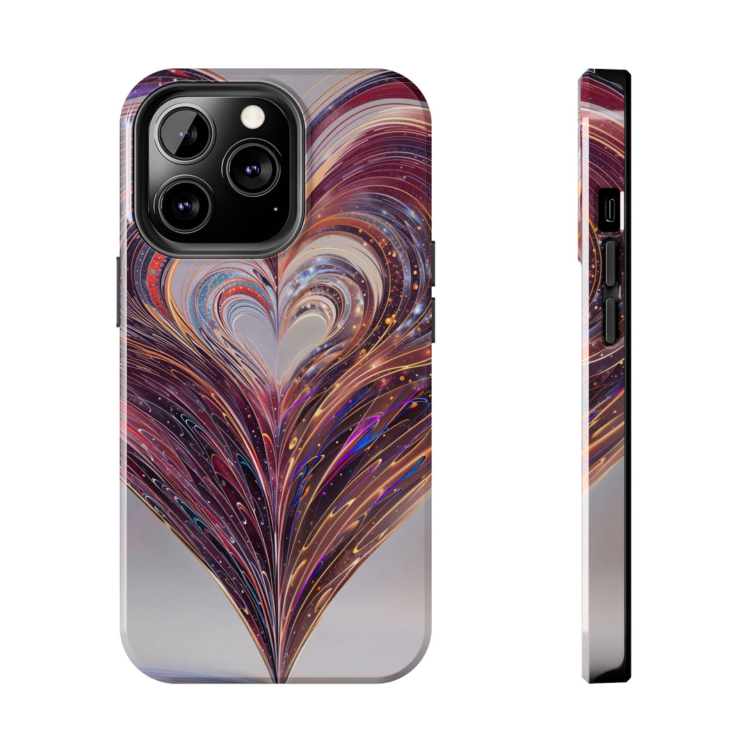 Luminous Swirling Heart - Tough Phone Case - Phone Case - g(0D·IO) - iPhone 13 Pro - -