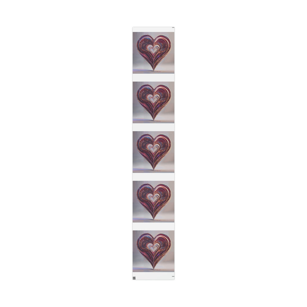 Luminous Swirling Heart - Wrapping Paper - Home Decor - g(0D·IO) - 30" x 180" - Matte -