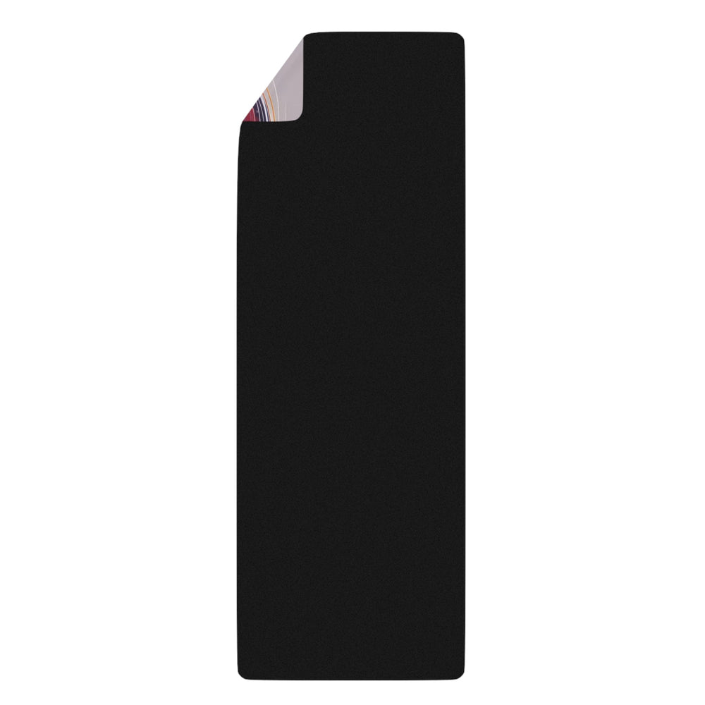 Luminous Swirling Heart - Yoga Mat - Home Decor - g(0D·IO) - 24” x 68” - -