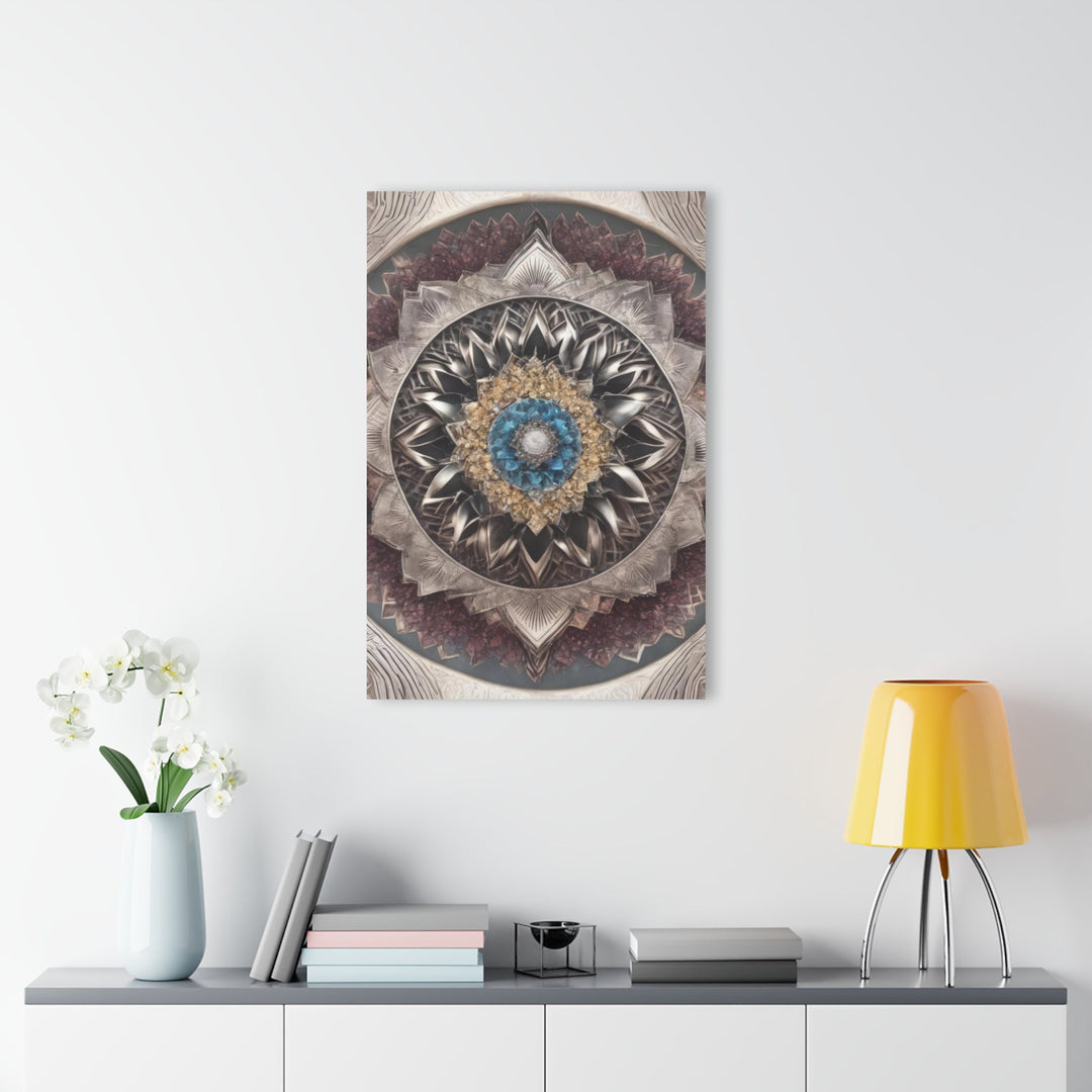 Mandala Geometric Intricacy - Acrylic Prints (French Cleat Hanging) - Home Decor - g(0D·IO) - 24" x 36" (Vertical) - 0.25'' -