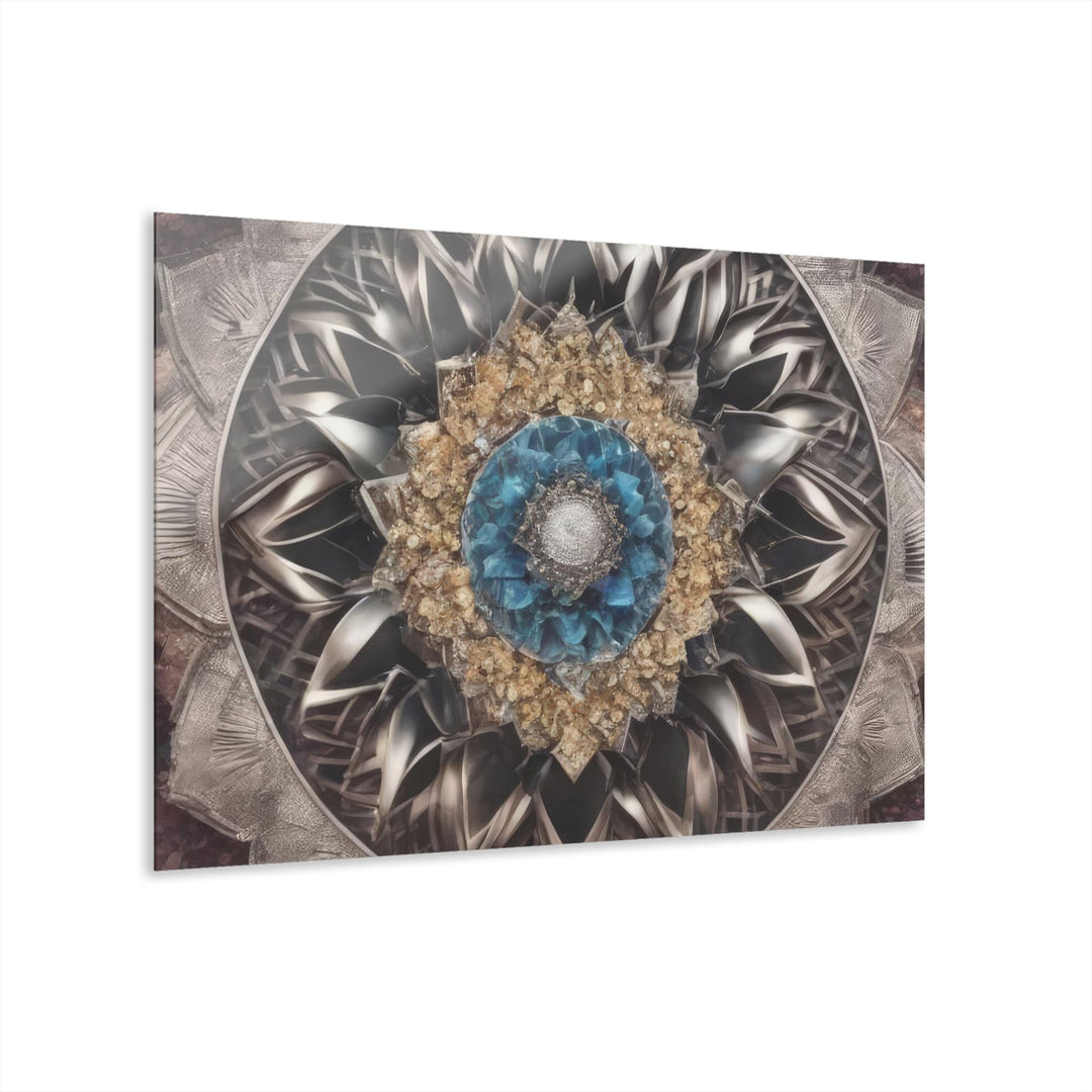 Mandala Geometric Intricacy - Acrylic Prints (French Cleat Hanging) - Home Decor - g(0D·IO) - 36" x 24" (Horizontal) - 0.25'' -