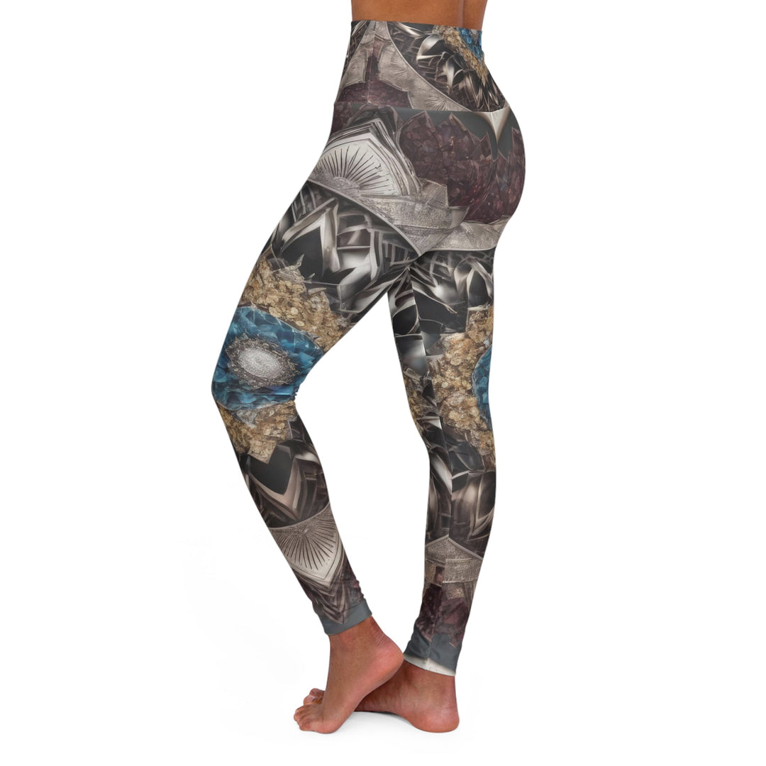 Mandala Geometric Intricacy - High Waisted AOP Yoga Leggings - All Over Prints - g(0D·IO) - XS - -