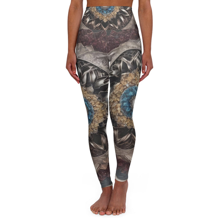 Mandala Geometric Intricacy - High Waisted AOP Yoga Leggings - All Over Prints - g(0D·IO) - XS - -