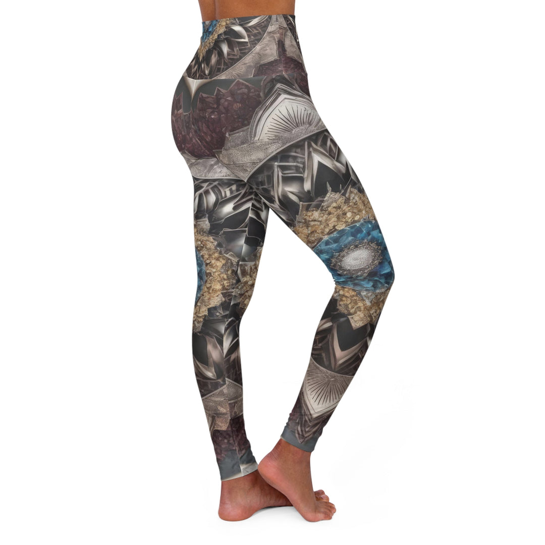 Mandala Geometric Intricacy - High Waisted AOP Yoga Leggings - All Over Prints - g(0D·IO) - XS - -