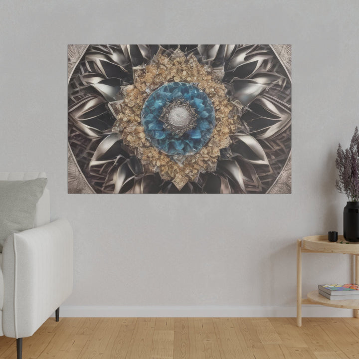 Mandala Geometric Intricacy - Matte Canvas - Canvas - g(0D·IO) - 32" x 32" (Square) - 0.75'' -