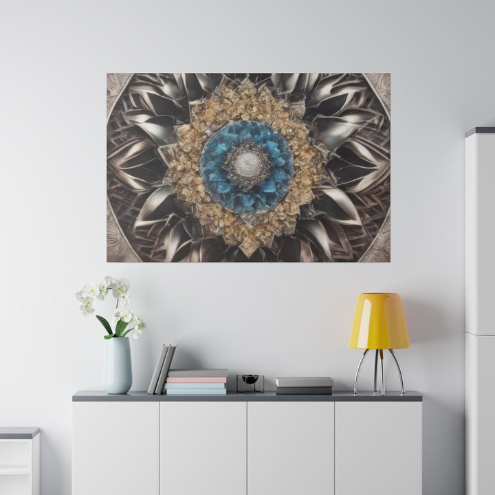 Mandala Geometric Intricacy - Matte Canvas - Canvas - g(0D·IO) - 32" x 32" (Square) - 0.75'' -