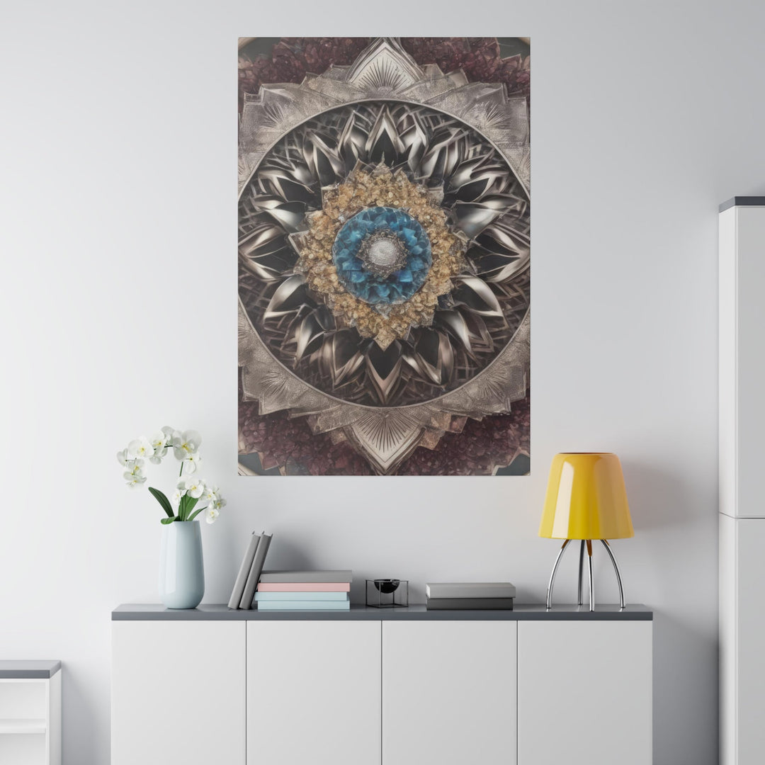 Mandala Geometric Intricacy - Matte Canvas - Canvas - g(0D·IO) - 32" x 32" (Square) - 0.75'' -