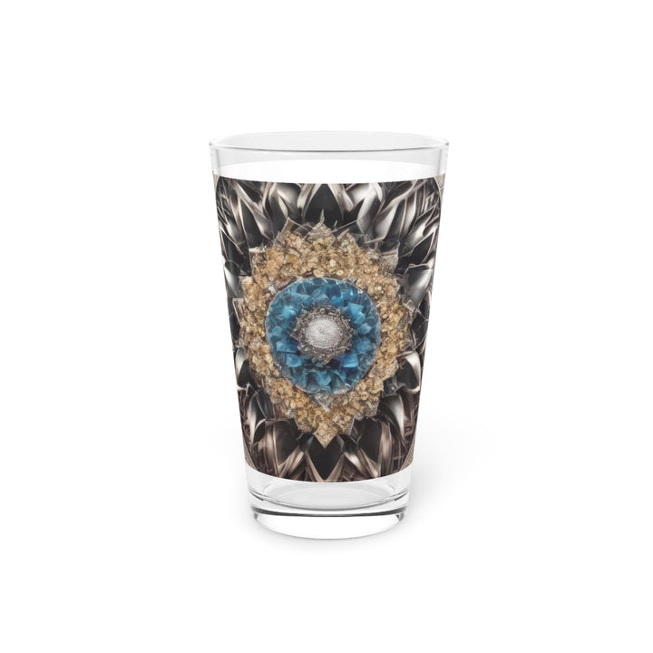 Mandala Geometric Intricacy - Pint Glass - Mug - g(0D·IO) - 16oz - -