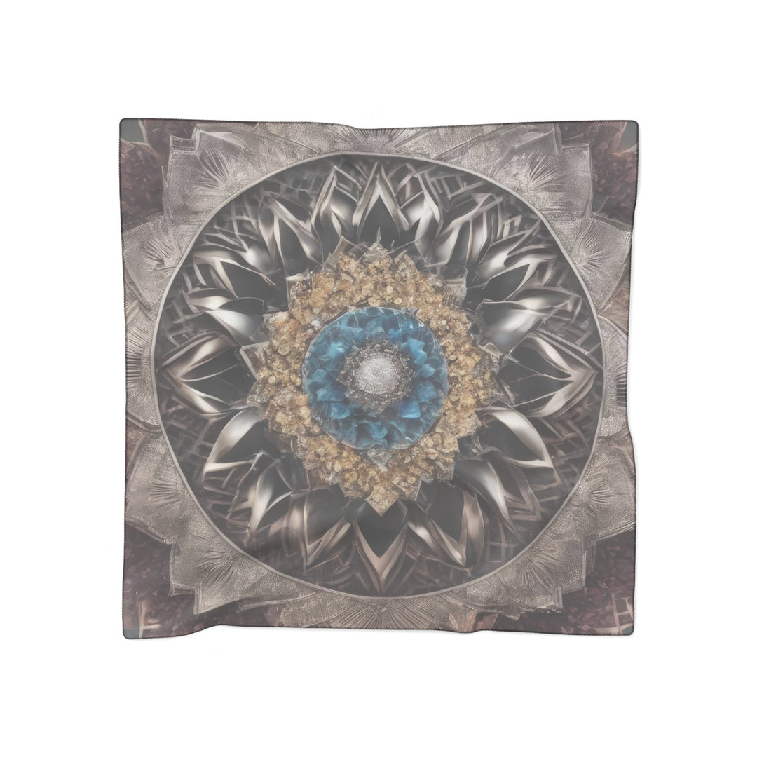 Mandala Geometric Intricacy - Poly Scarf - Accessories - g(0D·IO) - Poly voile - 25" × 25" -