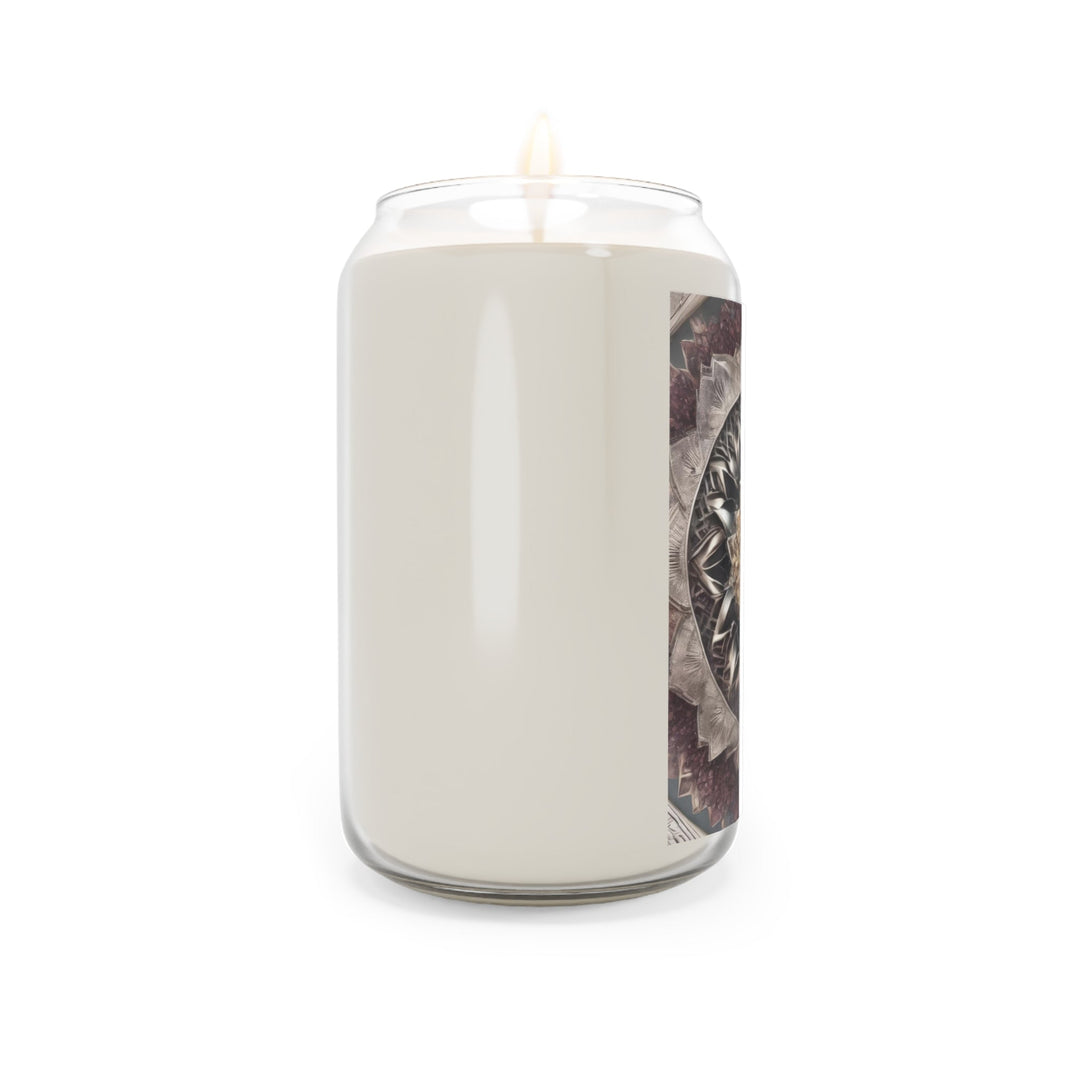 Mandala Geometric Intricacy - Scented Candle - Home Decor - g(0D·IO) - Vanilla Bean - 13.75oz -