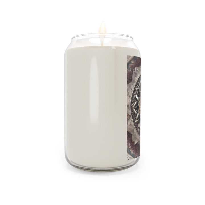 Mandala Geometric Intricacy - Scented Candle - Home Decor - g(0D·IO) - Vanilla Bean - 13.75oz -