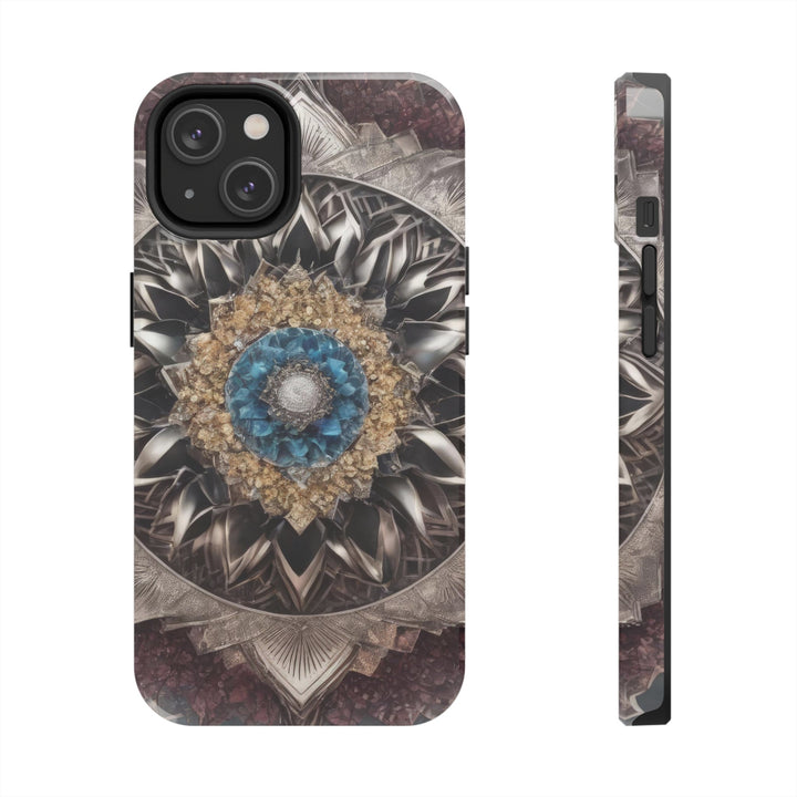 Mandala Geometric Intricacy - Tough Phone Case - Phone Case - g(0D·IO) - iPhone 14 - -