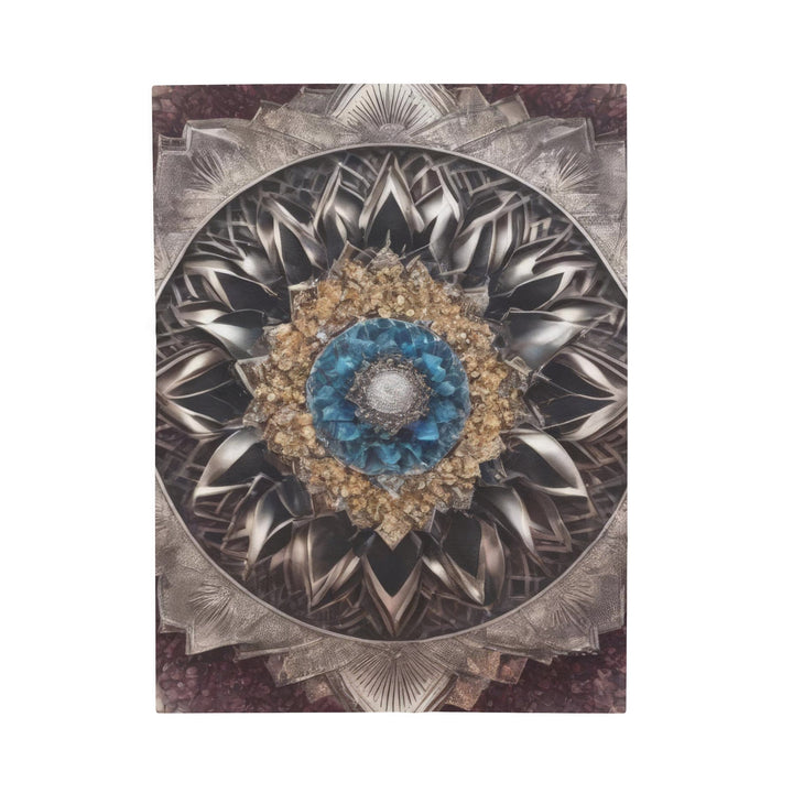 Mandala Geometric Intricacy - Velveteen Plush Blanket - All Over Prints - g(0D·IO) - 30" × 40" - -