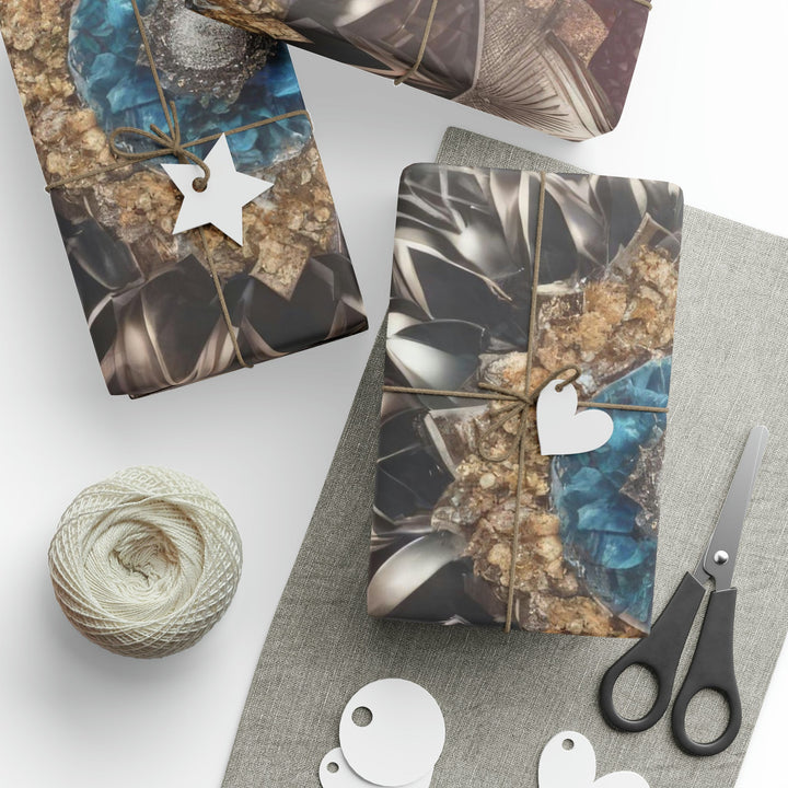 Mandala Geometric Intricacy - Wrapping Paper - Home Decor - g(0D·IO) - 30'' x 72'' - Matte -