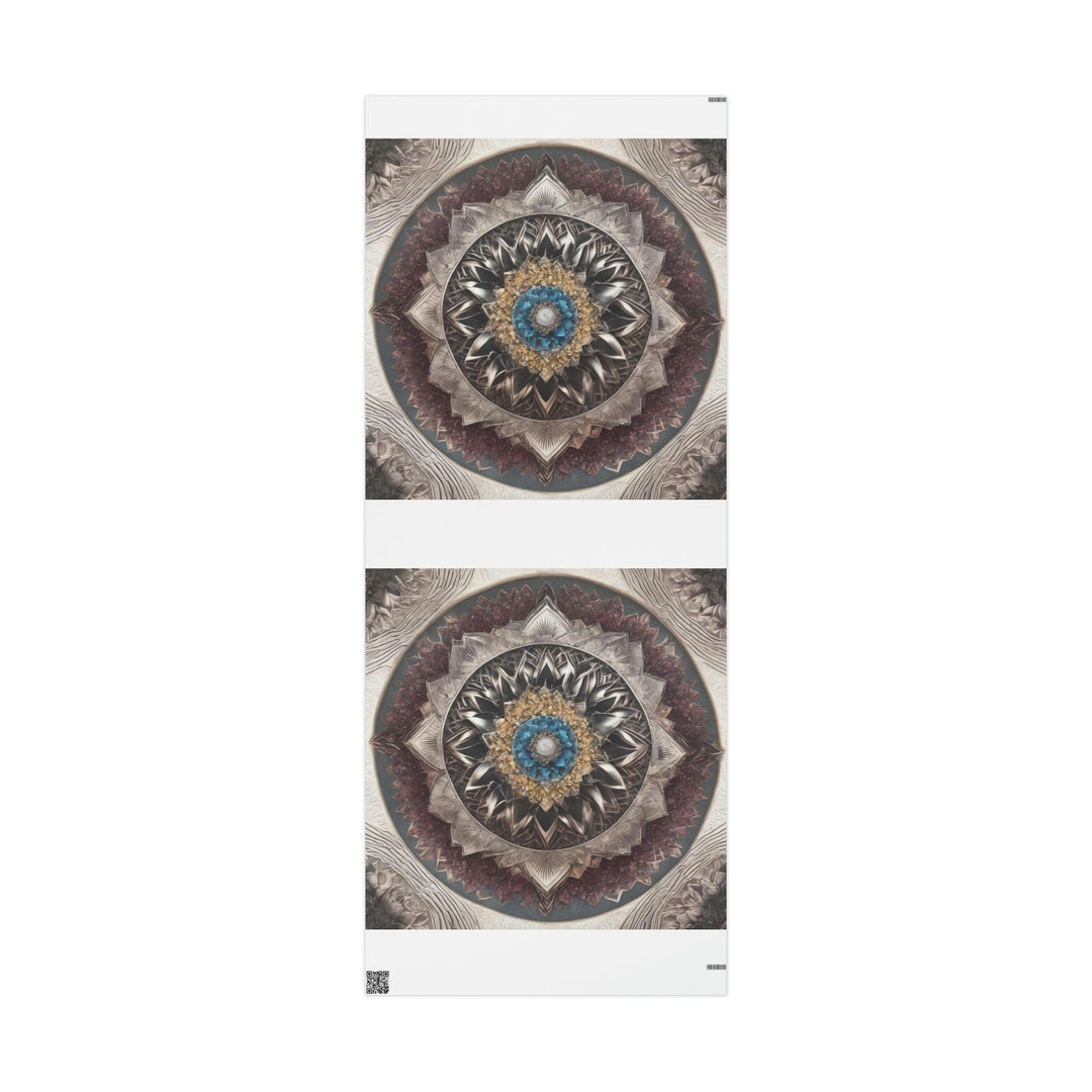 Mandala Geometric Intricacy - Wrapping Paper - Home Decor - g(0D·IO) - 30'' x 72'' - Matte -