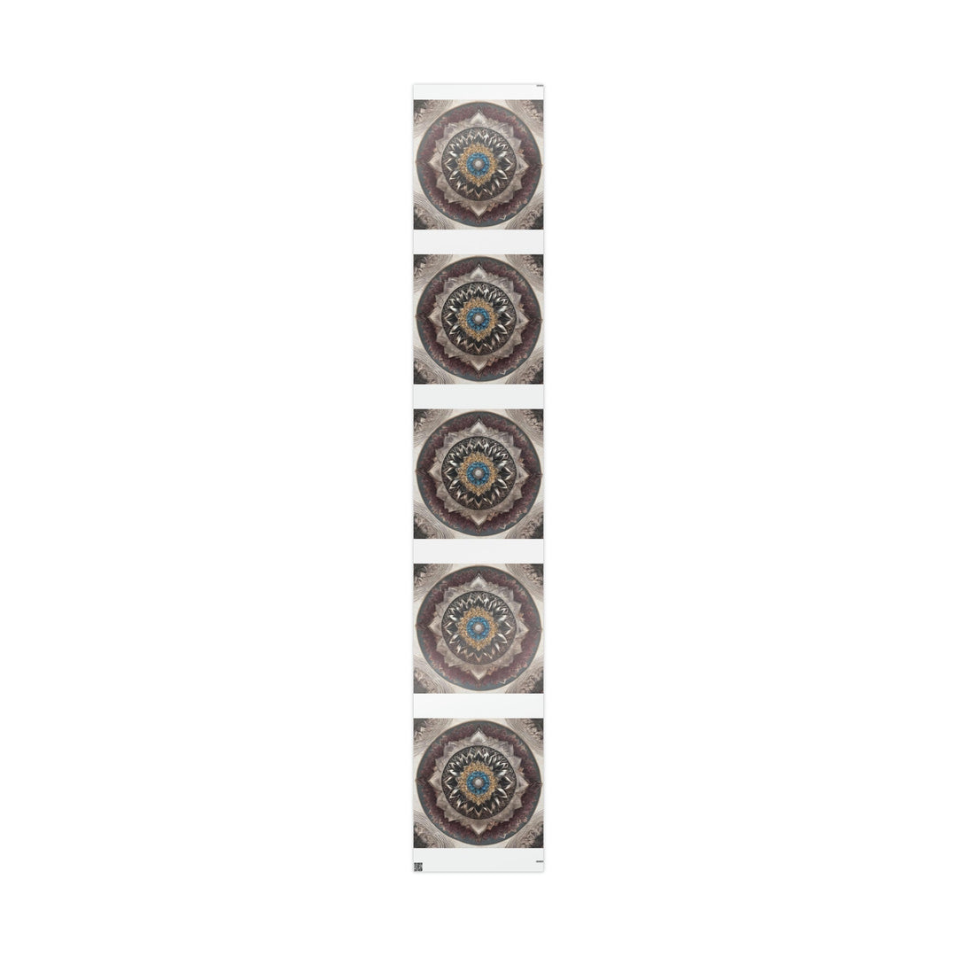 Mandala Geometric Intricacy - Wrapping Paper - Home Decor - g(0D·IO) - 30" x 180" - Glossy -