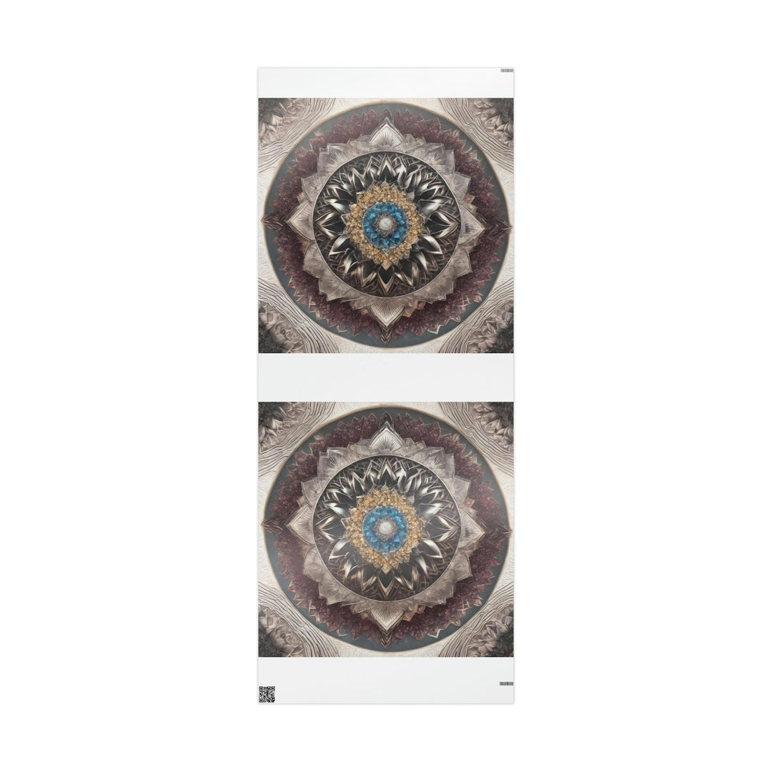 Mandala Geometric Intricacy - Wrapping Paper - Home Decor - g(0D·IO) - 30'' x 72'' - Glossy -