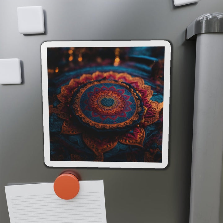 Mandala Intricate Tapestry - Die-cut Magnet - Home Decor - g(0D·IO) - 6 × 6" - Die-Cut - 1 pc