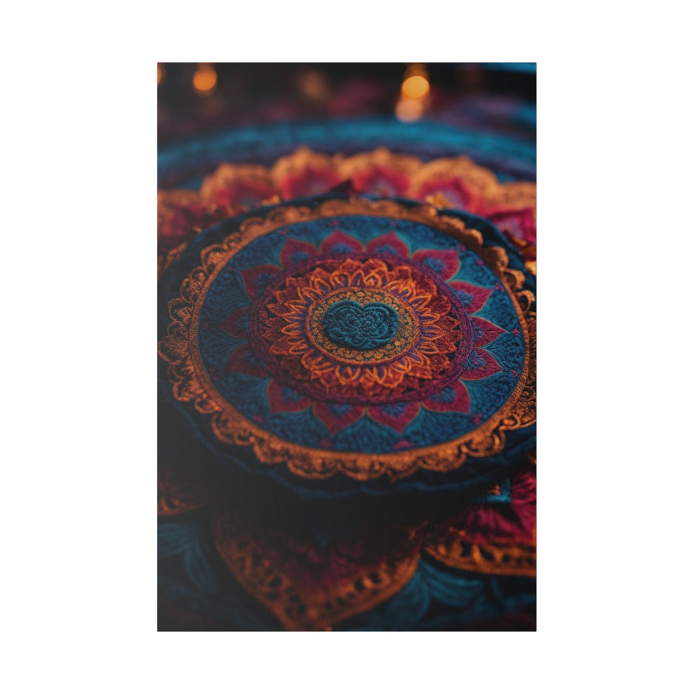 Mandala Intricate Tapestry - Matte Canvas - Canvas - g(0D·IO) - 32″ x 48″ (Vertical) - 0.75'' -