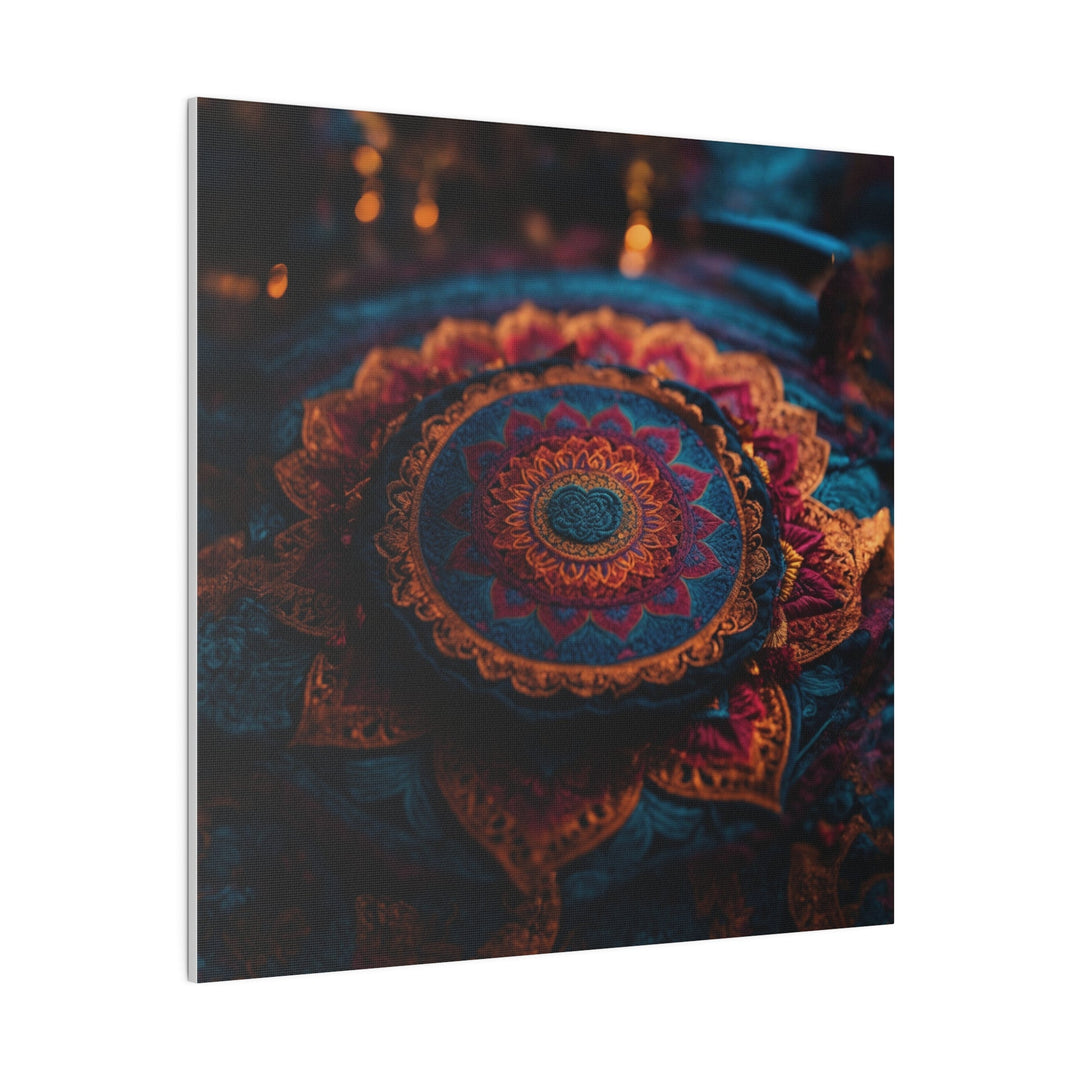 Mandala Intricate Tapestry - Matte Canvas - Canvas - g(0D·IO) - 32" x 32" (Square) - 0.75'' -