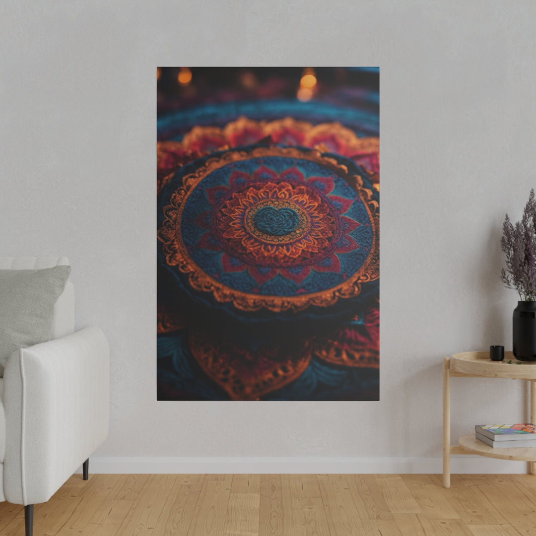 Mandala Intricate Tapestry - Matte Canvas - Canvas - g(0D·IO) - 32" x 32" (Square) - 0.75'' -