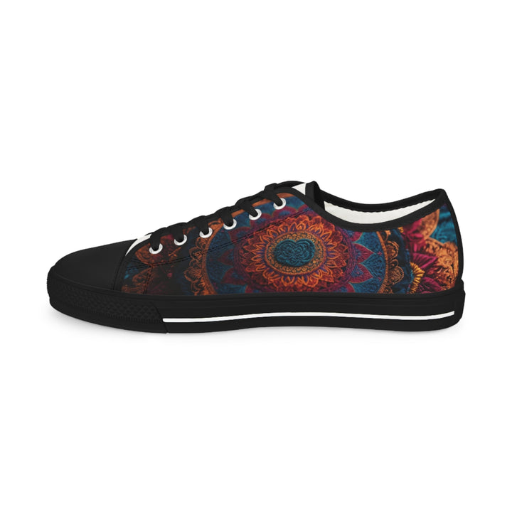 Mandala Intricate Tapestry - Men's Lowtop Sneakers - Shoes - g(0D·IO) - US 5 - Black sole -