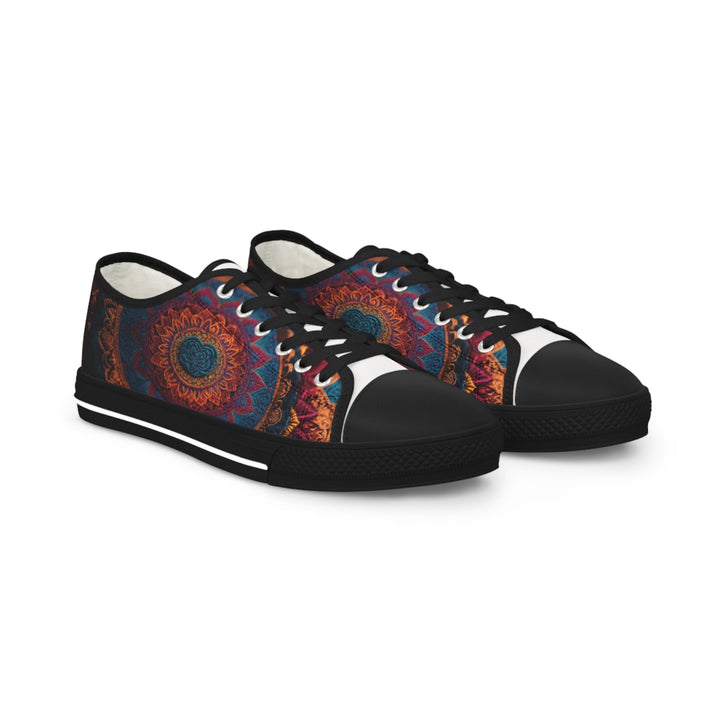 Mandala Intricate Tapestry - Men's Lowtop Sneakers - Shoes - g(0D·IO) - US 5 - Black sole -