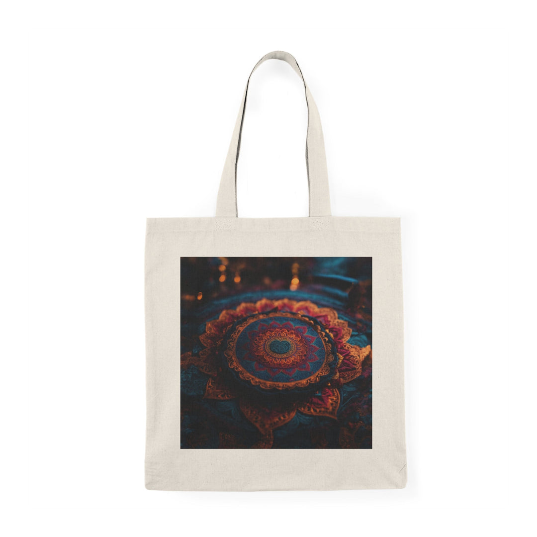 Mandala Intricate Tapestry - Natural Tote Bag - Bags - g(0D·IO) - 15" x 16" - Natural -