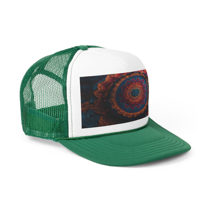 Mandala Intricate Tapestry - Trucker Hat - Hats - g(0D·IO) - Pink - One size -