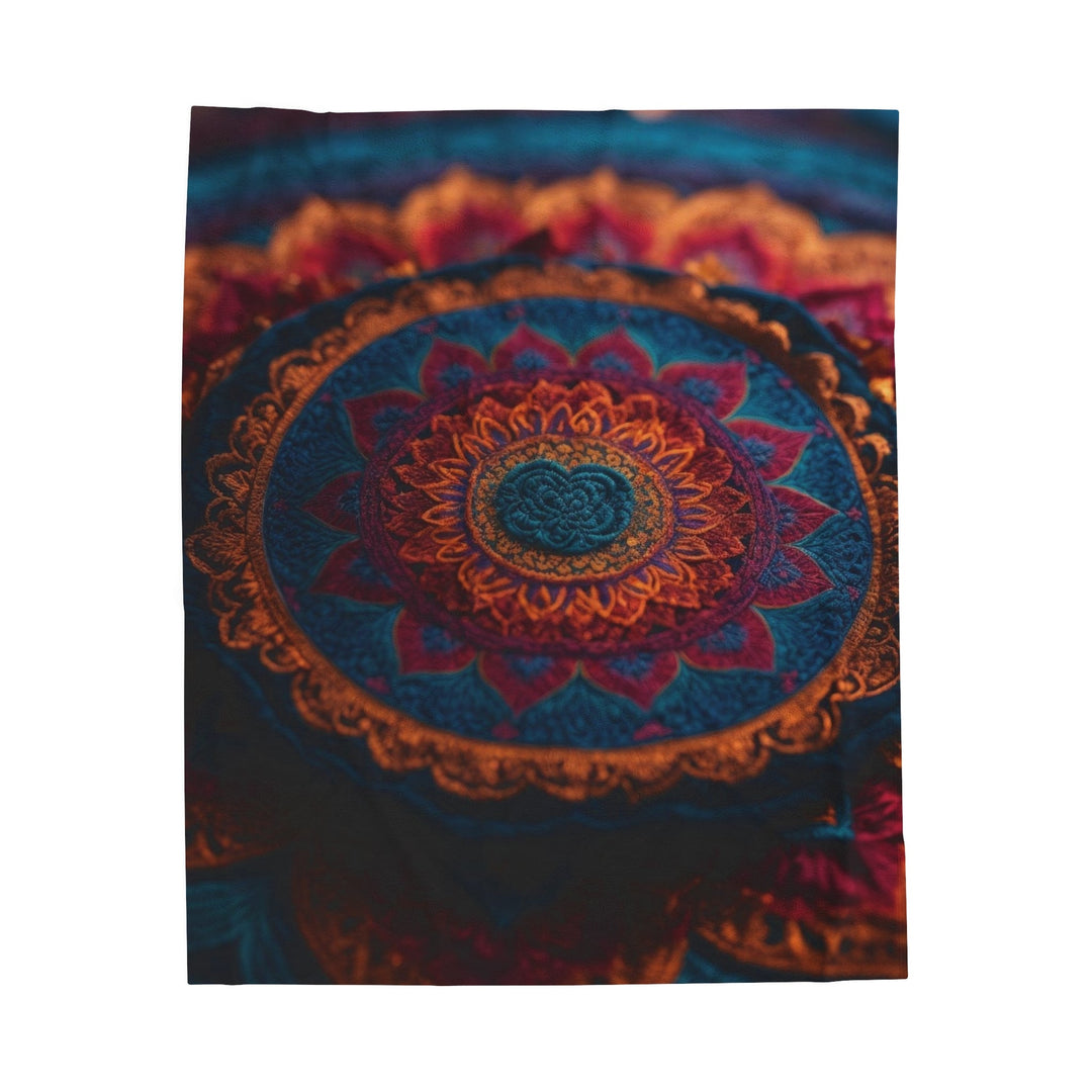 Mandala Intricate Tapestry - Velveteen Plush Blanket - All Over Prints - g(0D·IO) - 50" × 60" - -