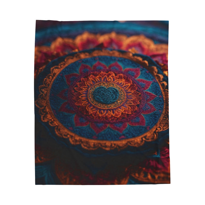 Mandala Intricate Tapestry - Velveteen Plush Blanket - All Over Prints - g(0D·IO) - 50" × 60" - -