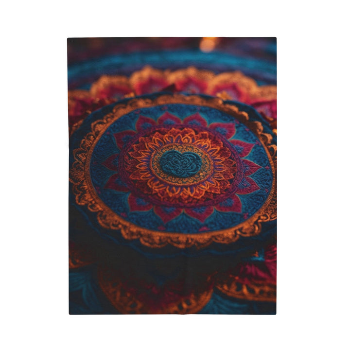 Mandala Intricate Tapestry - Velveteen Plush Blanket - All Over Prints - g(0D·IO) - 30" × 40" - -