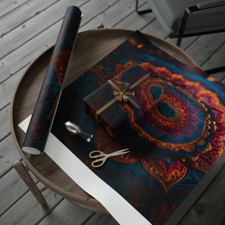 Mandala Intricate Tapestry - Wrapping Paper - Home Decor - g(0D·IO) - 30'' x 72'' - Matte -