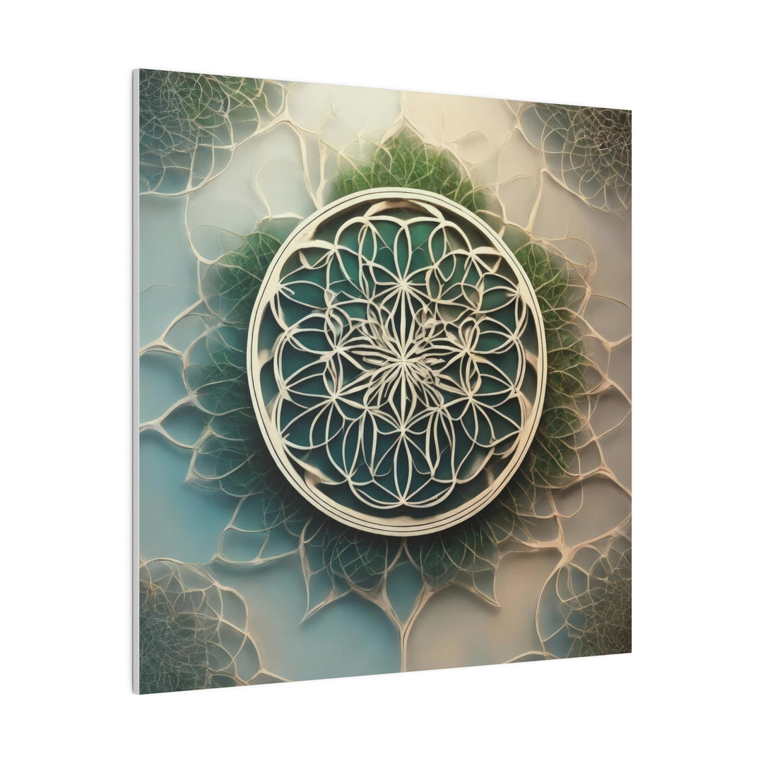 Mandala Organic Patterns - Matte Canvas - Canvas - g(0D·IO) - 32" x 32" (Square) - 0.75'' -