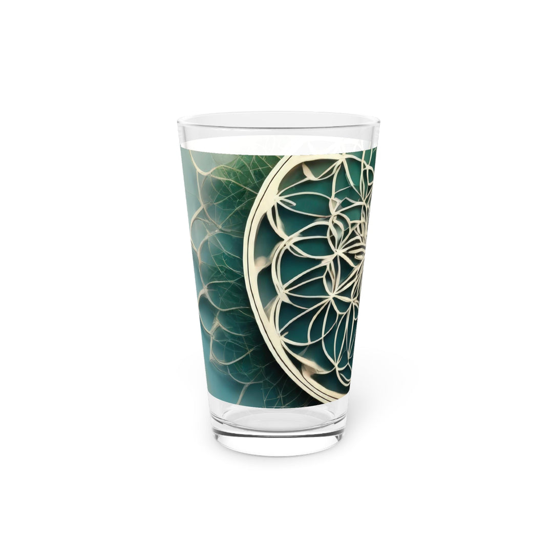 Mandala Organic Patterns - Pint Glass - Mug - g(0D·IO) - 16oz - -