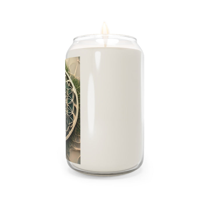Mandala Organic Patterns - Scented Candle - Home Decor - g(0D·IO) - Vanilla Bean - 13.75oz -