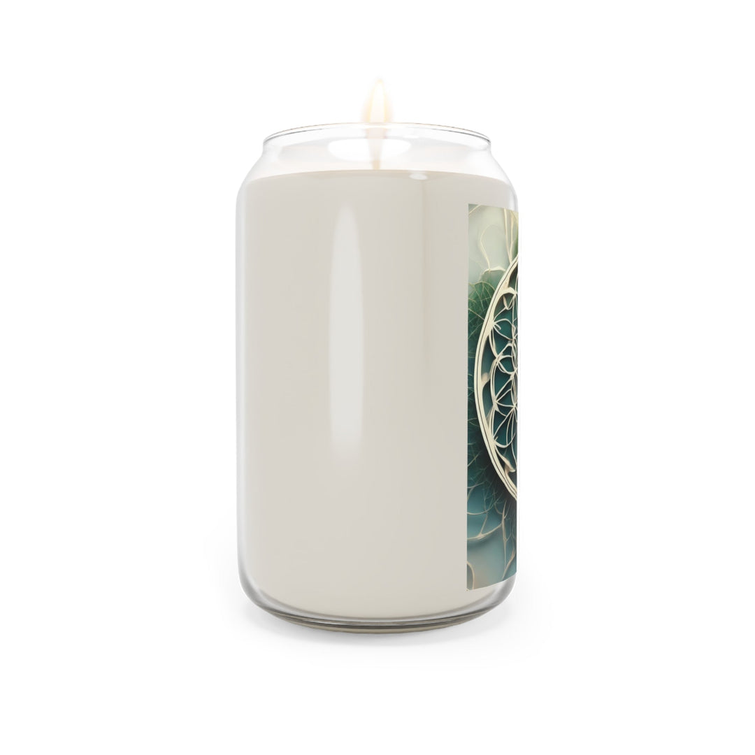 Mandala Organic Patterns - Scented Candle - Home Decor - g(0D·IO) - Vanilla Bean - 13.75oz -